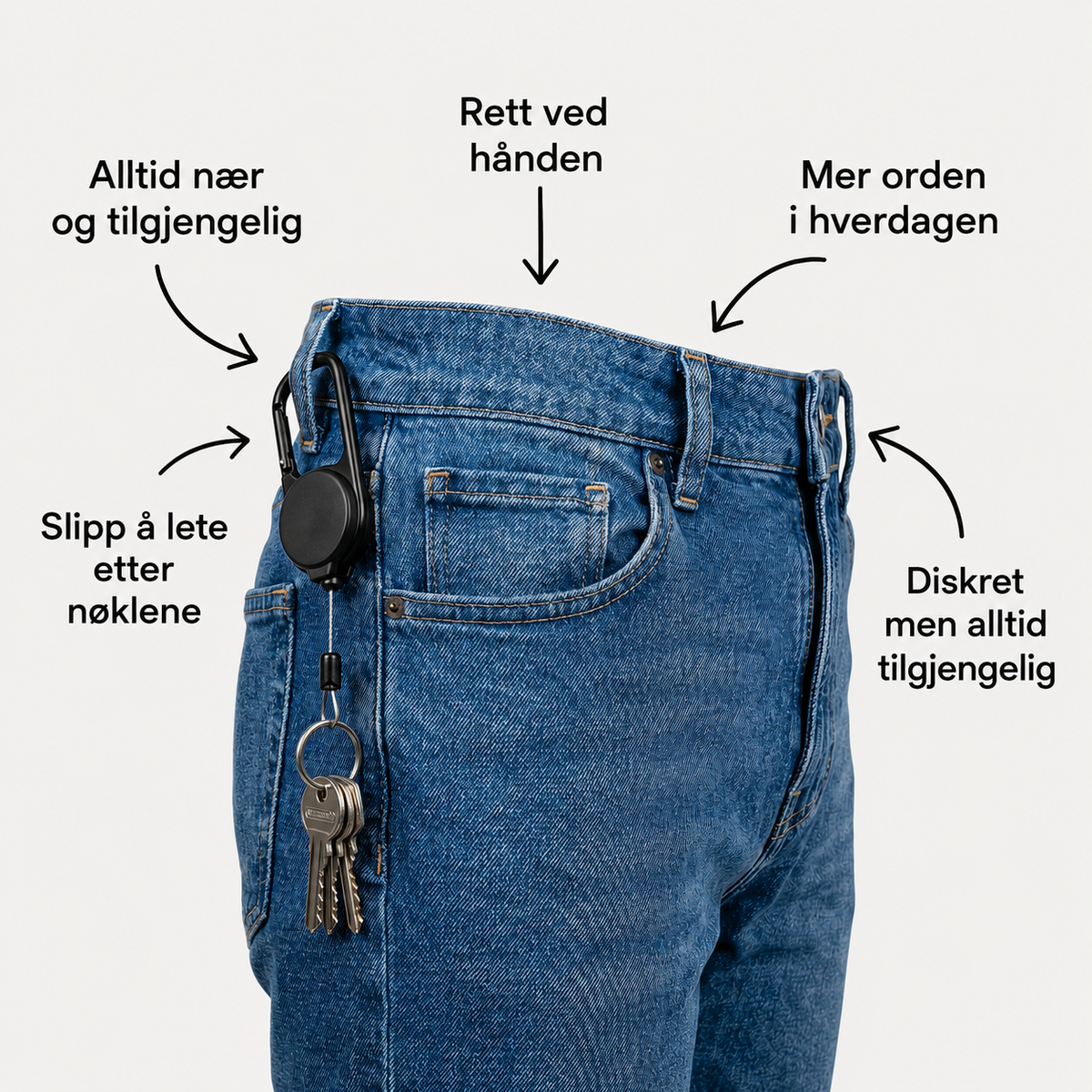 Hakon™ Nøkkelholder – Slipp å lete