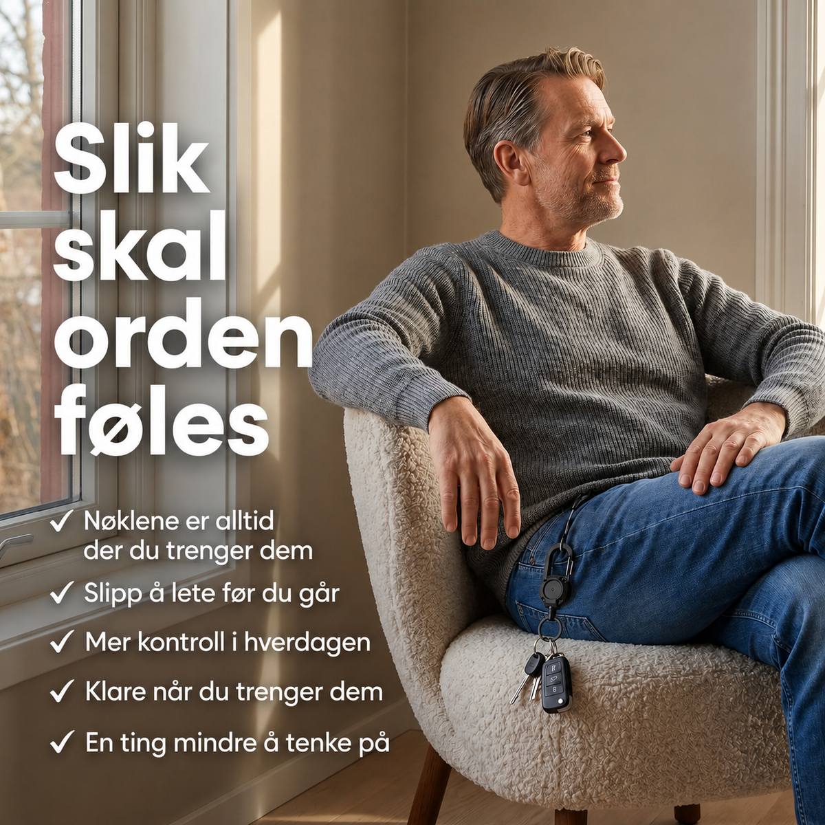 Hakon™ Nøkkelholder – Slipp å lete