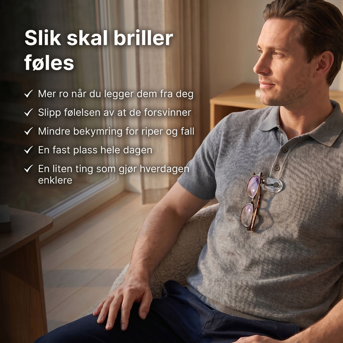 Slik skal briller føles