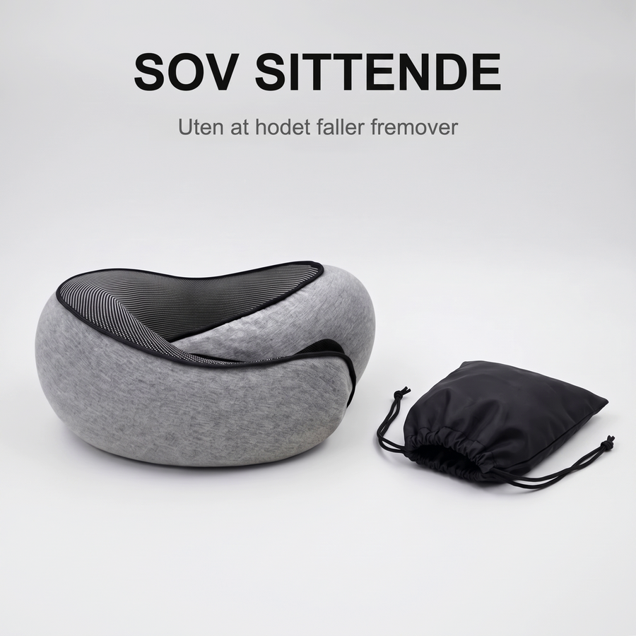 Hakon™ Reiseputen - Sov sittende uten at hodet faller